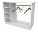 Ver imagem 6 de Balcão Cabideiro M4 Mdp Atendimento Expositor Central Roupa VETORIAL MÓVEIS Branco