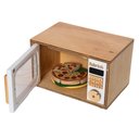 Ver imagem 2 de Microondas Infantil de Madeira Branco Fabrink