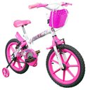 Ver imagem 2 de Bicicleta Pinky Wr Aro 16 Quadro 10 Polegadas Rodinhas Laterais Track Bikes