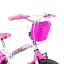 Ver imagem 3 de Bicicleta Pinky Wr Aro 16 Quadro 10 Polegadas Rodinhas Laterais Track Bikes