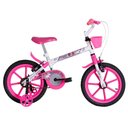 Ver imagem 1 de Bicicleta Pinky Wr Aro 16 Quadro 10 Polegadas Rodinhas Laterais Track Bikes