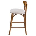 Ver imagem 5 de Banqueta Alta Madeira Balcao Cozinha Decorativa Anita - Mel