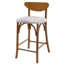 Ver imagem 1 de Banqueta Alta Madeira Balcao Cozinha Decorativa Anita - Mel