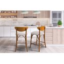 Ver imagem 7 de Banqueta Alta Madeira Balcao Cozinha Decorativa Anita - Mel