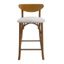 Ver imagem 6 de Banqueta Alta Madeira Balcao Cozinha Decorativa Anita - Mel