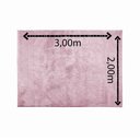 Ver imagem 3 de Tapete para Quarto ,sala ,escritório 2,00 X 3,00 Pelo Macio.:rosa