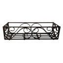 Ver imagem 3 de Floreira Artesanal em Ferro Simples para Jardim Vertical e Vasos de Flores