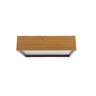 Plafon Madeira Wood Quadrado 25x25cm - 2 Luzes E27 - Freijó (claro) - 4