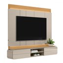 Ver imagem 2 de Painel para Tv até 75 Polegadas Zurique 2 Portas Tauari/off White Brilho - Linea Brasil