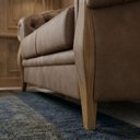 Ver mais imagens de Sofá Living Capitone 2 Lugares Milano 188 cm Pes Madeira Courino Tcs 729 Moll