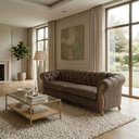 Ver imagem 6 de Sofá Living Capitone 2 Lugares Milano 188 cm Pes Madeira Courino Tcs 729 Moll