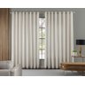 Cortina Para Sala e Quarto Madras Várias Cores e Tamanhos:Bege/3,00x2,80 - 1