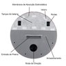 Robo Limpa Casa Aspirador De Po Sensor Automatico Vassoura - 8