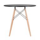 Ver imagem 3 de KIT - Mesa redonda Eames 80 cm preto + 4 cadeiras Eiffel DSW Preto