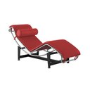 Ver imagem 1 de Chaise Lc-4 Cromada em Couro Natural Vermelho