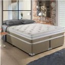 Ver imagem 1 de Cama Box Herval Queen Amore, 67x158x198cm, Molas Ensacadas