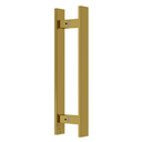 Ver imagem 2 de Puxador Duplo Df 926 - Inox 304 - Gold - 40 Cm