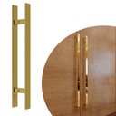 Ver imagem 1 de Puxador Duplo Df 926 - Inox 304 - Gold - 40 Cm