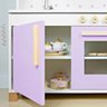 Kit Cozinha Infantil com Geladeira - Lilás - 5