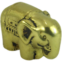 Ver imagem 2 de Estátua de Elefante Indiano em Latão Artesanal - Sustentabilidade e Elegância para Sua Casa e Escrit