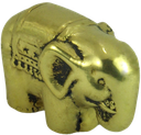 Ver imagem 2 de Estátua de Elefante Indiano em Latão Artesanal - Sustentabilidade e Elegância para Sua Casa e Escrit