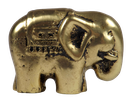 Ver imagem 1 de Estátua de Elefante Indiano em Latão Artesanal - Sustentabilidade e Elegância para Sua Casa e Escrit