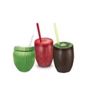 Ver imagem 1 de Kit 15 Copos Festa Moana Decorativo Drink Canudo