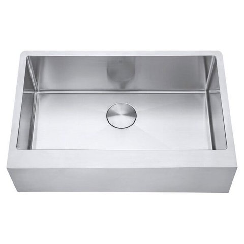 Cuba Farmhouse Flat Aço Inox 1mm Escovado SA105-PF 75,49,8x22,8 cm