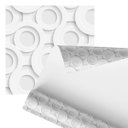 Ver imagem 1 de Papel de Parede Adesivo Círculo Abstrato Minimalista 2,80m