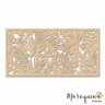 Cabeceira de Cama King Garden 195 x 100 cm - MDF natural (sem pintura):9mm - 4