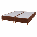 Ver imagem 1 de Base para Cama Box Queen 158x198x34 Duna Linho/Marrom