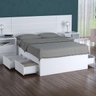 Cama de Casal 147cm 4 Gavetas Dreams F04 Branco - Mpozenato - 2