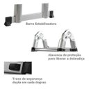 Ver imagem 5 de Escada Alumínio Telescópica Dupla 16 Degraus 2,4/5M Starfer