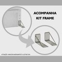 Ver imagem 3 de Cabeceira Cama Box Casal King 193cm Pérola D10 Corano Branco - Mpozenato