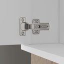 Ver imagem 5 de Armário Aéreo Para Banheiro 60cm Com 01 Porta E Espelho Bia B06 Branco - Lyam Decor