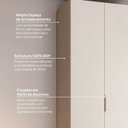 Ver mais imagens de Guarda-Roupa Planejado de Canto Obliquo com 5 Portas Orion CabeCasa MadeiraOriginals Marrom