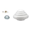 Ver imagem 2 de Globo Escada Plafon Vintage Classico Vidro Leitoso 17x24