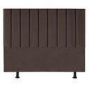 Ver imagem 1 de Cabeceira Estofada Cama Casal Queen Size 160 Cm Laura Suede:marrom