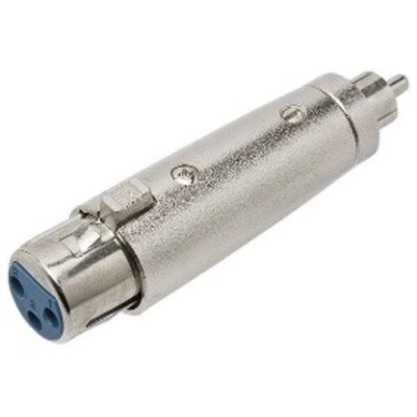 Plug Adaptador Cannon Femea para RCA Macho 64 1 256 - 2