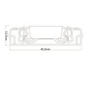 Ver imagem 2 de Corrediça Telescópica H45 com Amortecedor Zincada 350mm Par - Renna