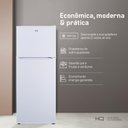 Ver imagem 6 de Geladeira Refrigerador Hq Defrost 310 Litros Branco Hq-310rdf 220v