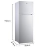 Geladeira Refrigerador Hq Defrost 310 Litros Branco Hq-310rdf 220v - 3