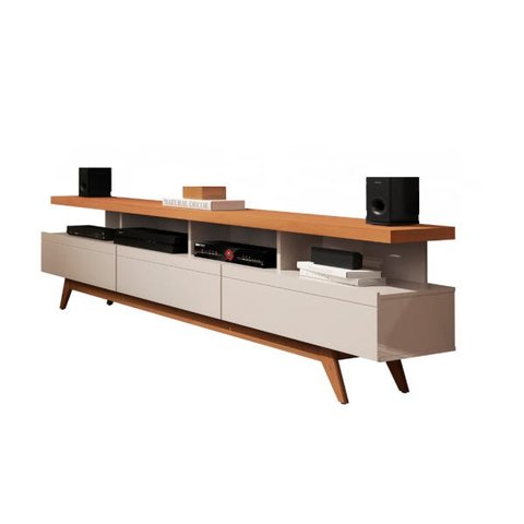 Rack Germai Vivare Wood 180cm Off White/Nature:Off White/Nature