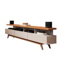 Ver imagem 1 de Rack Germai Vivare Wood 180cm Off White/Nature:Off White/Nature