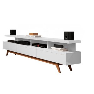 Rack Germai Vivare Wood 180cm Branco:Branco