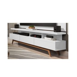 Rack Germai Vivare Wood 180cm Branco:Branco - 2