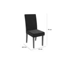 Ver imagem 2 de Cadeira de Cozinha Dália 2cad131 Madeirado Kit 2 Un Canela/suede Bege - Kappesberg