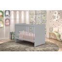 Ver imagem 1 de Berço Cat Padrão Americano com Rodinhas e 3 Regulágens de Altura Aprovado Pelo Inmetro Cor Cinza Ja