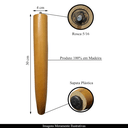 Ver imagem 2 de Kit 2 Pés Palito Madeira 30cm para Poltrona Mesa Lateral Puff Mel G75 - Gran Belo Pés Madeira Palito