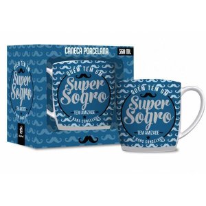 Caneca Porcelana Urban 360Ml - Sogro
